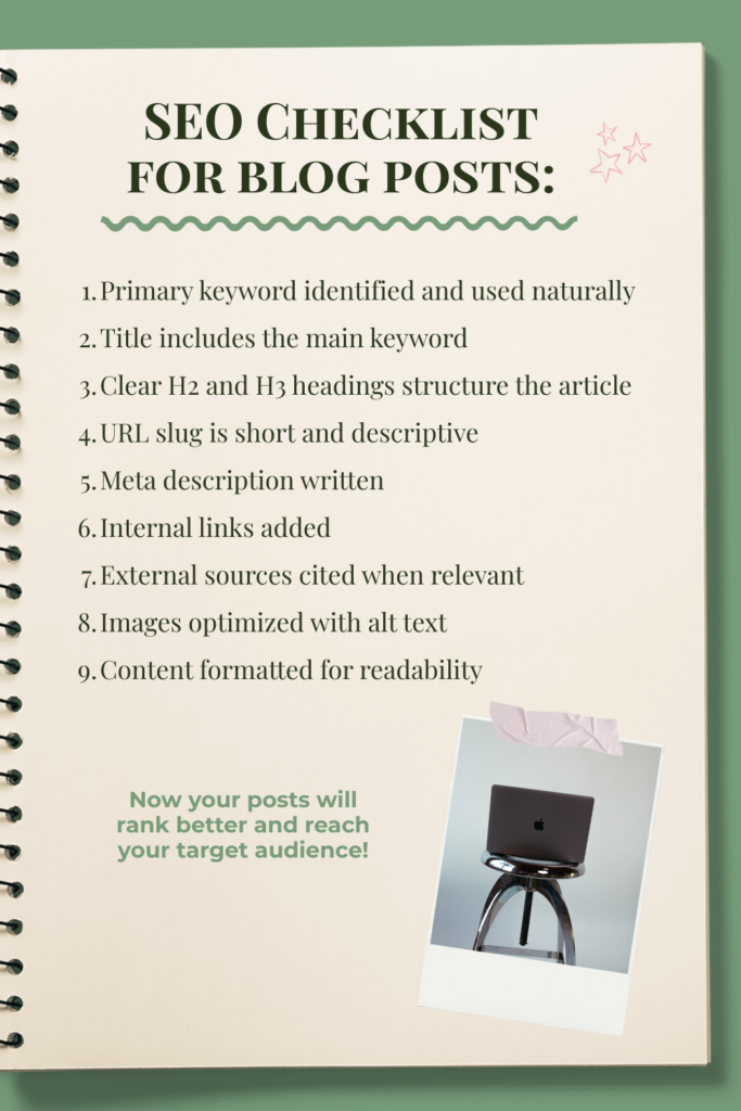 SEO checklist for blog posts: 9 steps to rank better online