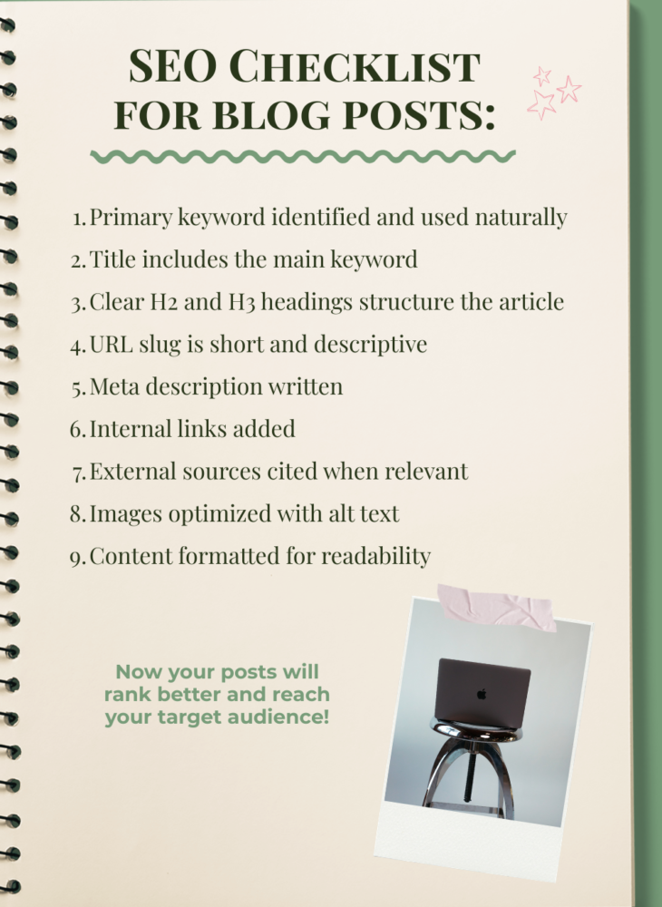 SEO Checklist for Blog Posts: What Actually Improves Rankings